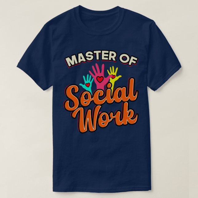 Arbetschef i Social T Shirt (Design framsida)