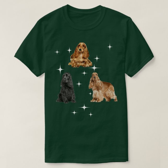arbetscocker spaniel 1 t shirt (Design framsida)