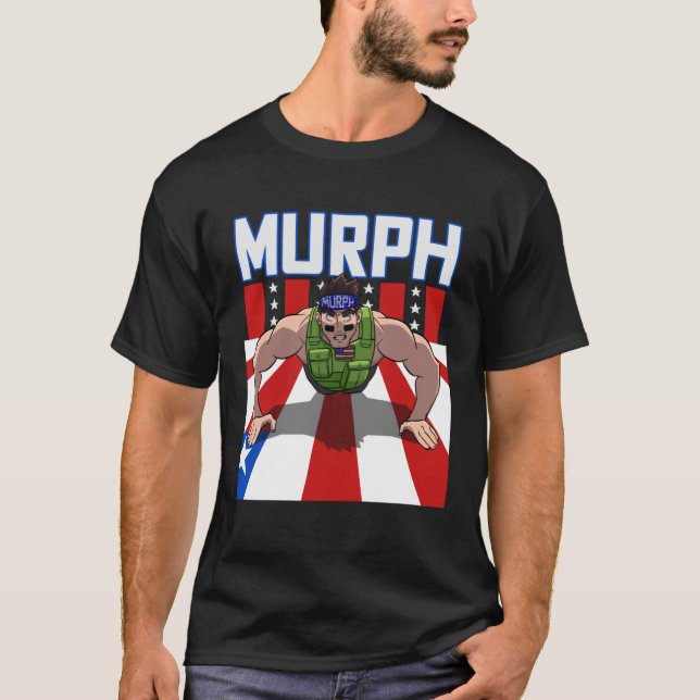 Arbetsdag för Murph Challenge Memorial Day WOD 202 T Shirt (Framsida)