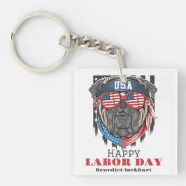 Arbetsdag i Elegant med USA flagga T-Shirt