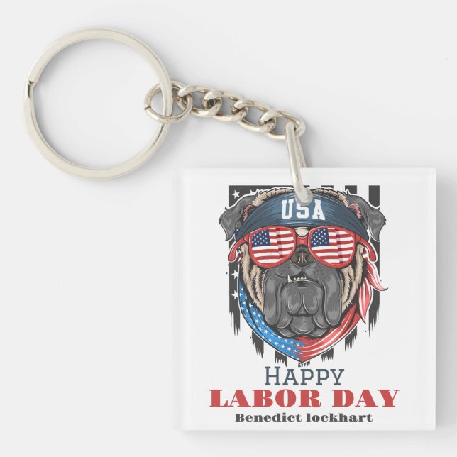 Arbetsdag i Elegant med USA flagga T-Shirt (Framsidan)