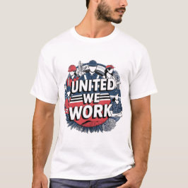 Arbetsdag T-Shirt | Patriotic Workers design