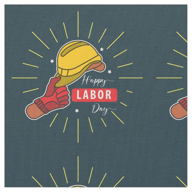 Arbetsdag! Tyg (Närbild)