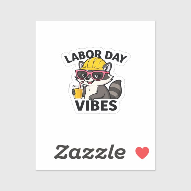 Arbetsdag Vibes! Lycklig arbetsdag! Klassisk Klistermärken (Ark)