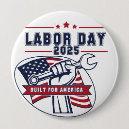 Arbetsdagen 2025 USA:s första dag Knapp