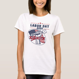 Arbetsdagen 2025 USA:s första dag T Shirt