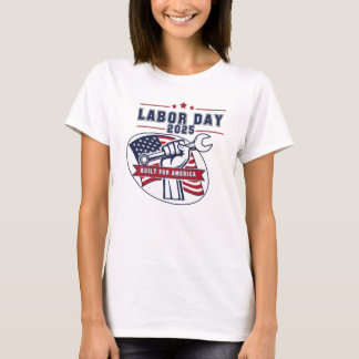 Arbetsdagen 2025 USA:s första dag T Shirt