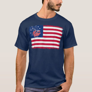 Arbetsdagen Betsy Ross American Flagga Workers Lab T Shirt