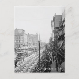 Arbetsdagen Parad Vykort