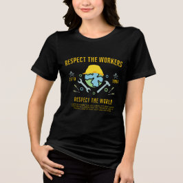 Arbetsdagen respekterar de anställdas respekt för  t shirt