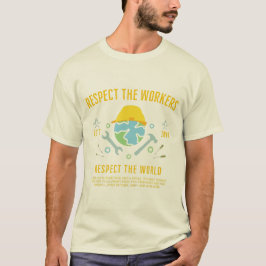 Arbetsdagen respekterar de anställdas respekt för  t shirt