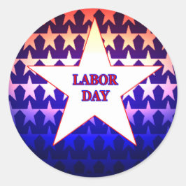 Arbetsdagen Runt Klistermärke