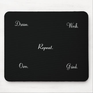 Arbetsdröm egna inspirera Mousepad Musmatta