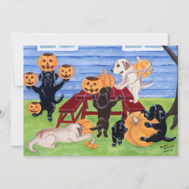 Arbetsgivares Halloween fest-inbjudan Inbjudningar (Framsida)