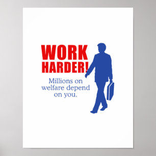 Arbetshäder. Miljontals människor är beroende av d Poster