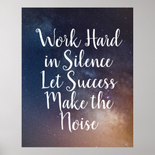 ARBETSHÅLL I SILENCE - Nattnota Himlar Poster