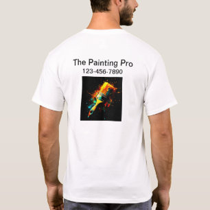 Arbetshistorik för Logotyp av företag för en husmå T Shirt