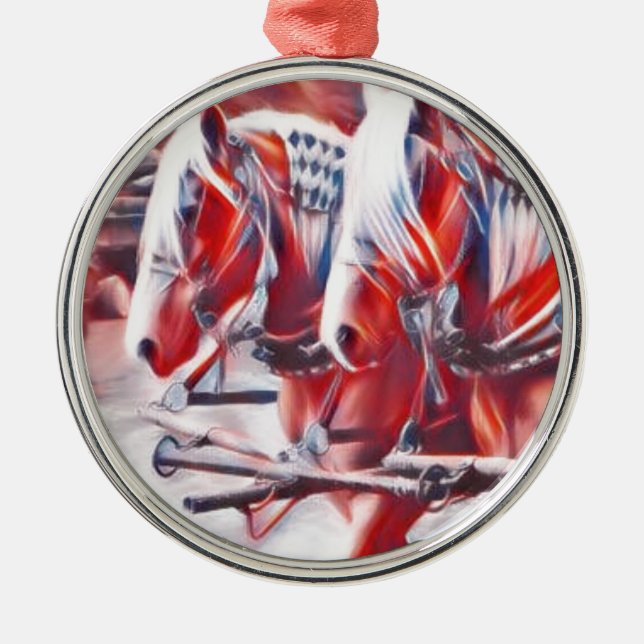 Arbetshögar Julgransprydnad Metall (Framsidan)