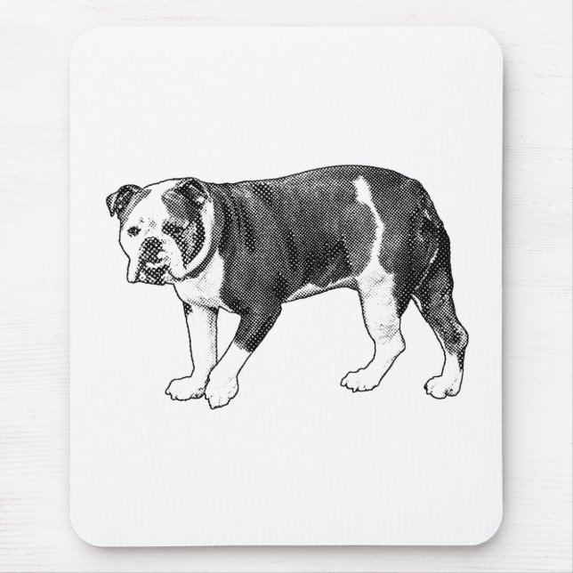 Arbetskompis, Bulldog Dot Musmatta (Framsidan)