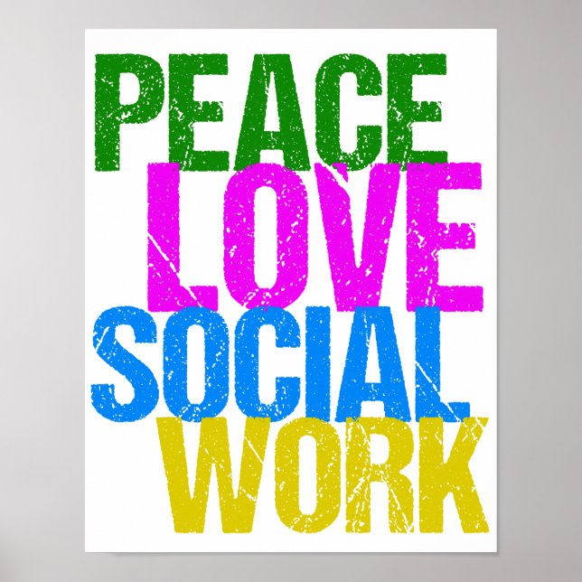 Arbetskontoret i Kärlek Social Poster (Framsidan)