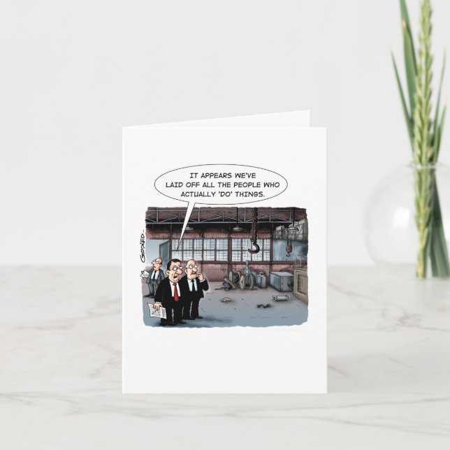 Arbetskraft alla friställda kort (Framsida)