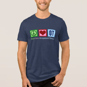 Arbetskraftslängd för Kärlek i fred OT T Shirt