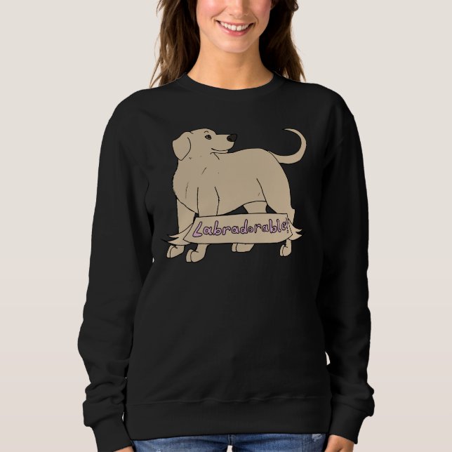 Arbetskraftsmässig Gul lab T Shirt (Framsida)