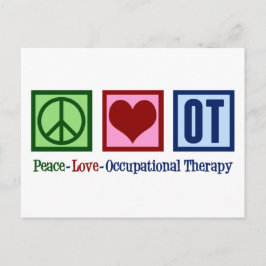 Arbetskraftsterapi i Kärlek för fred Vykort