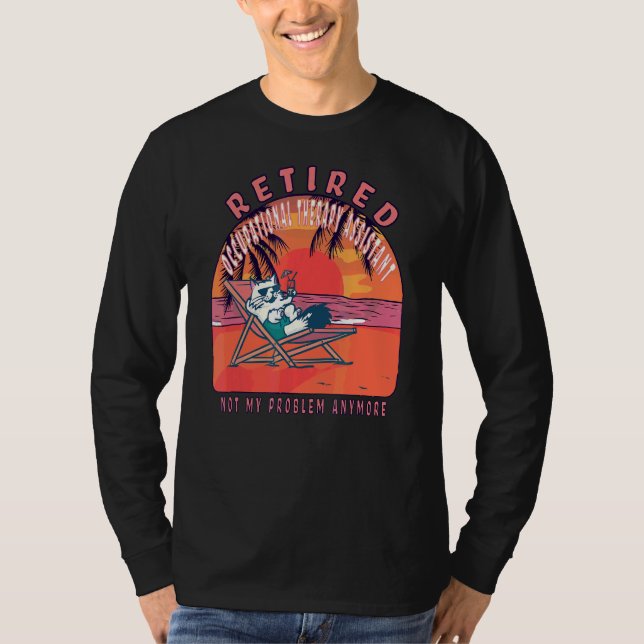Arbetsläkningsassistenten Pension T Shirt (Framsida)