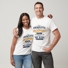 Arbetslös Men Obönhörlig Unik Kristen Citat T Shirt