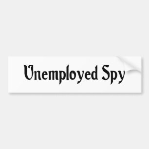 Arbetslös spionbildekal bildekal