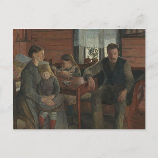 Arbetslös Vykort (Framsida)