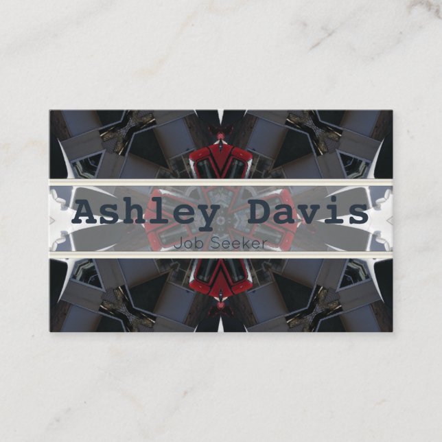 Arbetslösa affärskort visitkort (Framsida)