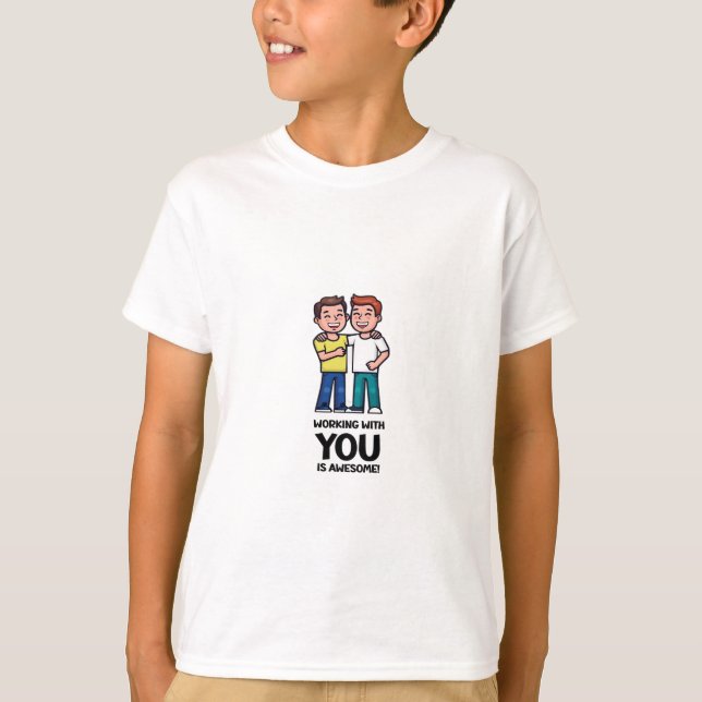 Arbetslösa vänner - två Manar Classic T Shirt (Framsida)