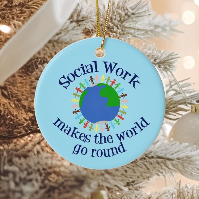 ARBETSOffert för inspirationsgivande Social Julgransprydnad Keramik (Skapare uppladdad)