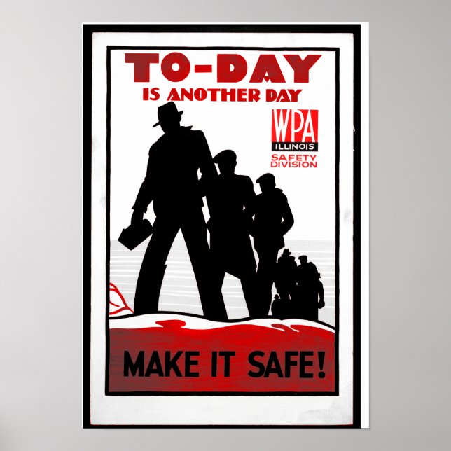 Arbetssäkerhet Poster (Framsidan)
