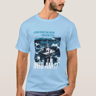 Arbetstagare vid oljeborrning till havs t shirt