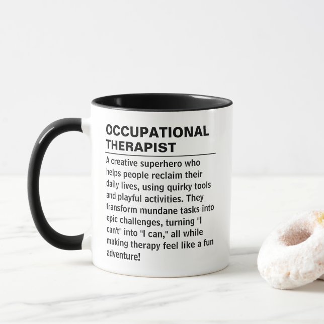 Arbetsterapeut Definition Mug OT Present Mugg (Med munk)