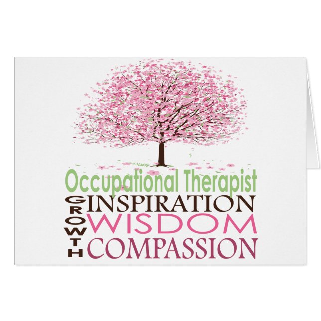 Arbetsterapeut Hälsningskort (Framsidan Horizontal)