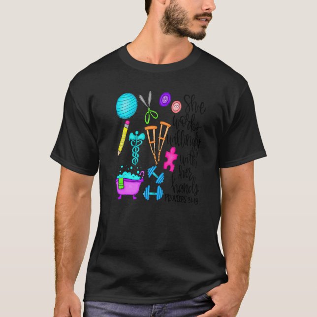 Arbetsterapeut Ot Studentexamen T Shirt (Framsida)