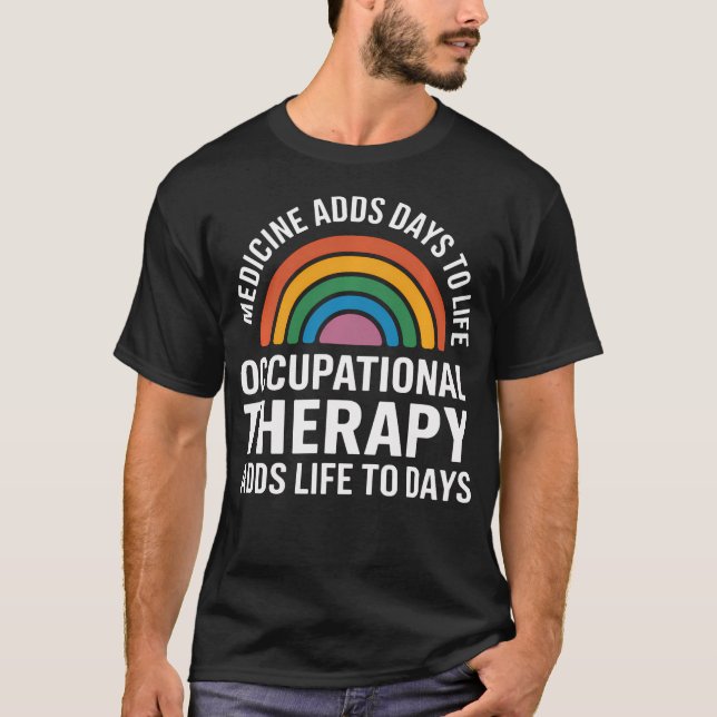 Arbetsterapeut OT Tacksamhet T Shirt (Framsida)