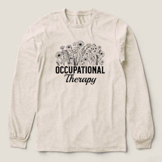 Arbetsterapi Blommig Arbetsterapeut OT T Shirt