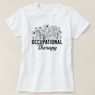 Arbetsterapi Blommig Arbetsterapi OT T Shirt