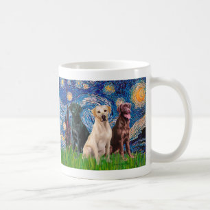 Arbetstid (3) - Starry Night Kaffemugg