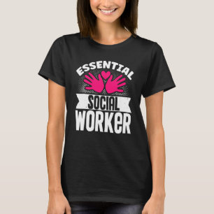 Arbetstid i Social i skolmånaden Händer Essential  T Shirt