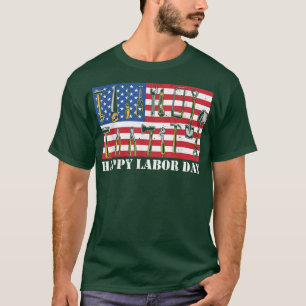 Arbetstidsdesign i verktyg för kvinnliga Lycklig L T Shirt