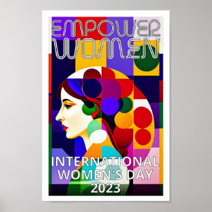Arbetstillfällen för kvinnor - Internationell Kvin Poster