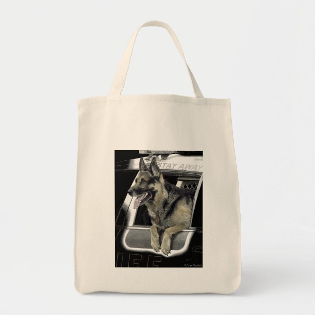 Arbetstyska shepherd - Tote - ’K9 Ronin’ Tygkasse (Framsidan)