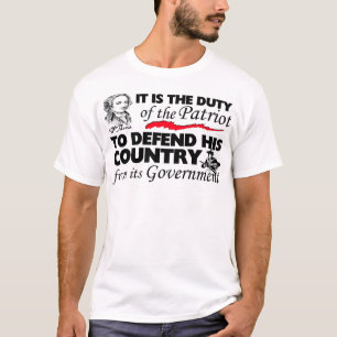 Arbetsuppgift av patrioten! t-shirt