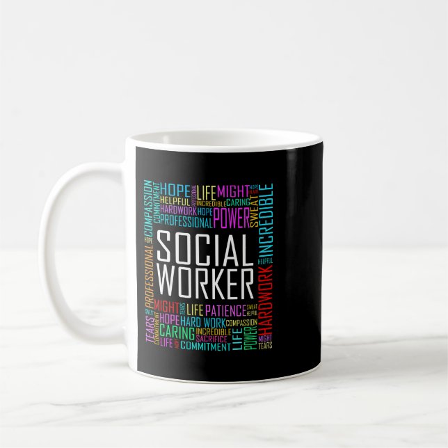 Arbetsuppgift för kärlek Social, arbetsuppgift för Kaffemugg (Vänster)